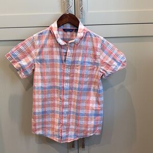Janie & Jack Boys Short Sleeve Button-Up Shirt - Easter Outfi